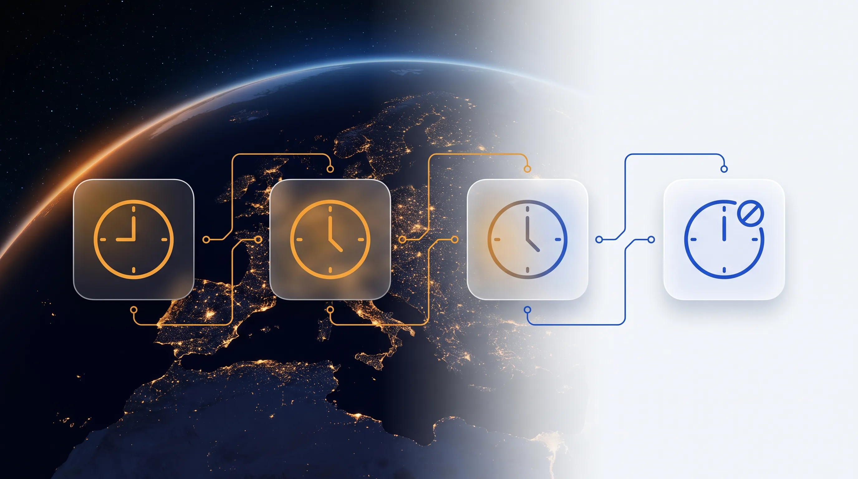 The four North American time zones and the area codes that skip daylight saving time