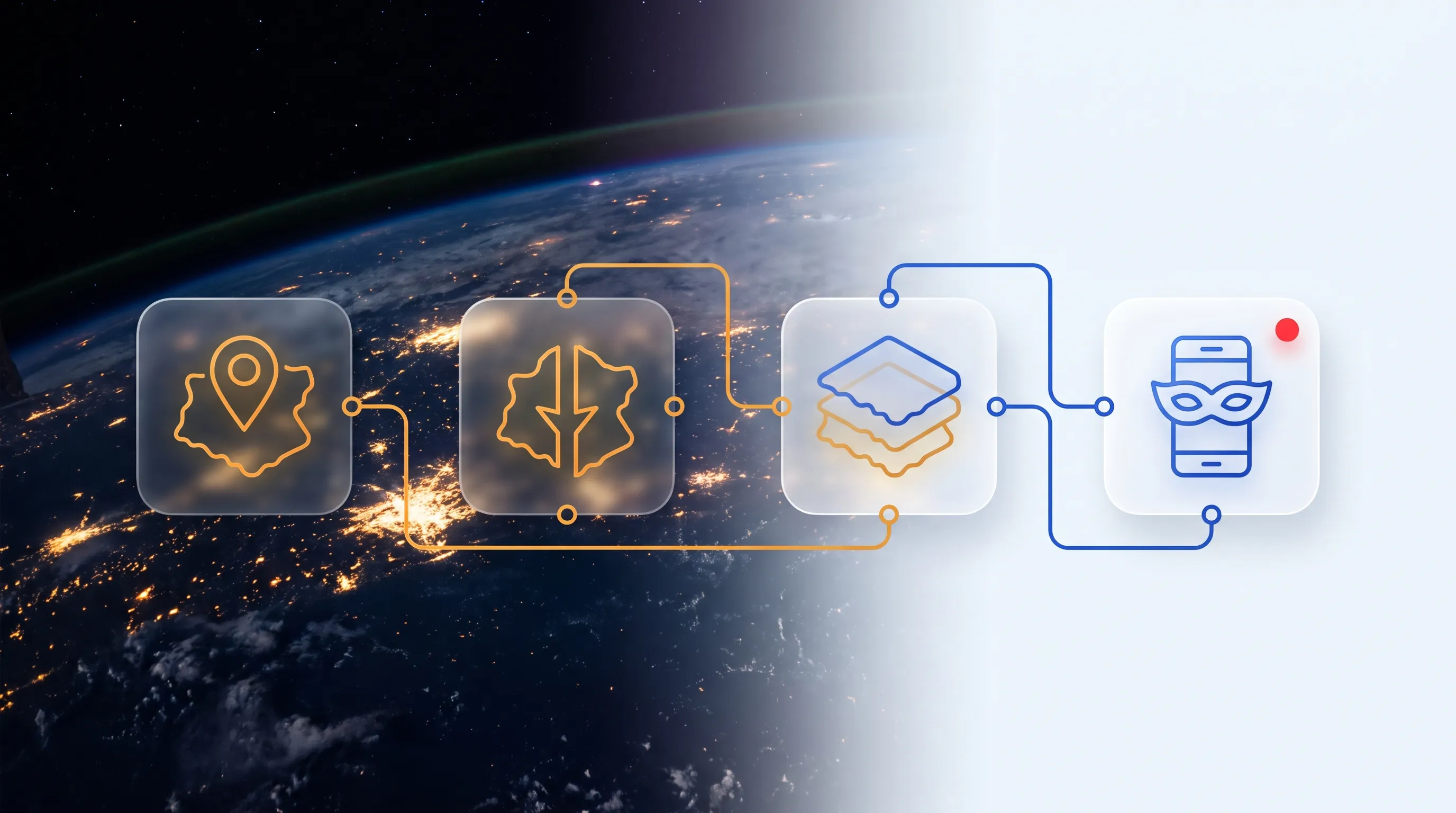 Area code splits, overlays, and neighbour spoofing explained through region and phone-mask icons